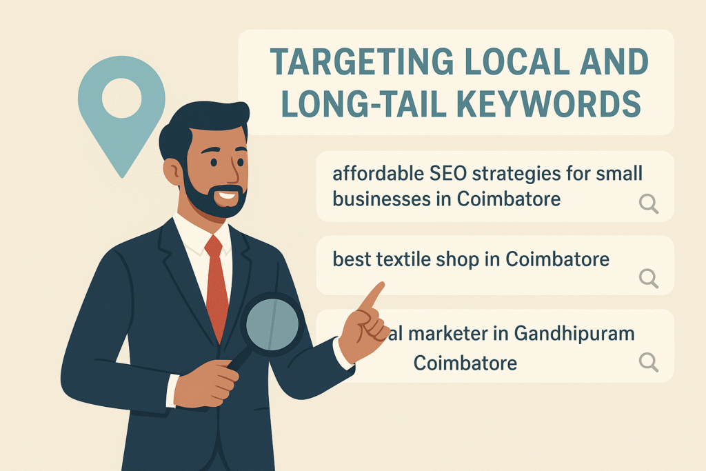 SEO strategies for small businesses in Coimbatore